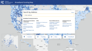 Image of the FCC Broadband Funding Map